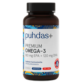 Puhdas+ Premium Omega-3 180 mg EPA + 120 mg DHA 80 kaps. 