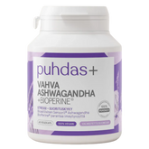 Puhdas+ Vahva Ashwagandha + Bioperine 60 kaps.