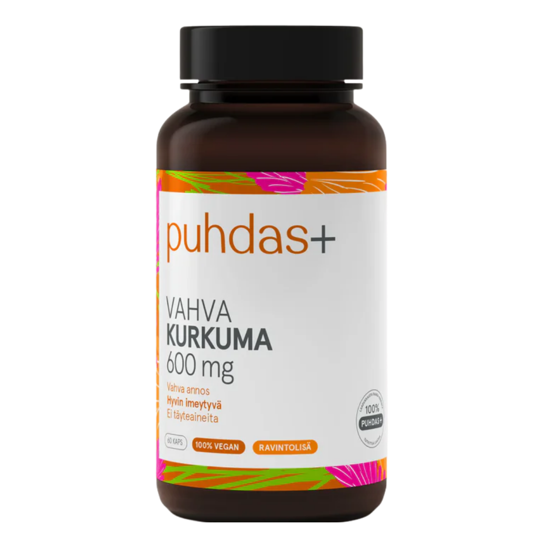 Puhdas+ Vahva Kurkuma 600 mg 60 kaps.