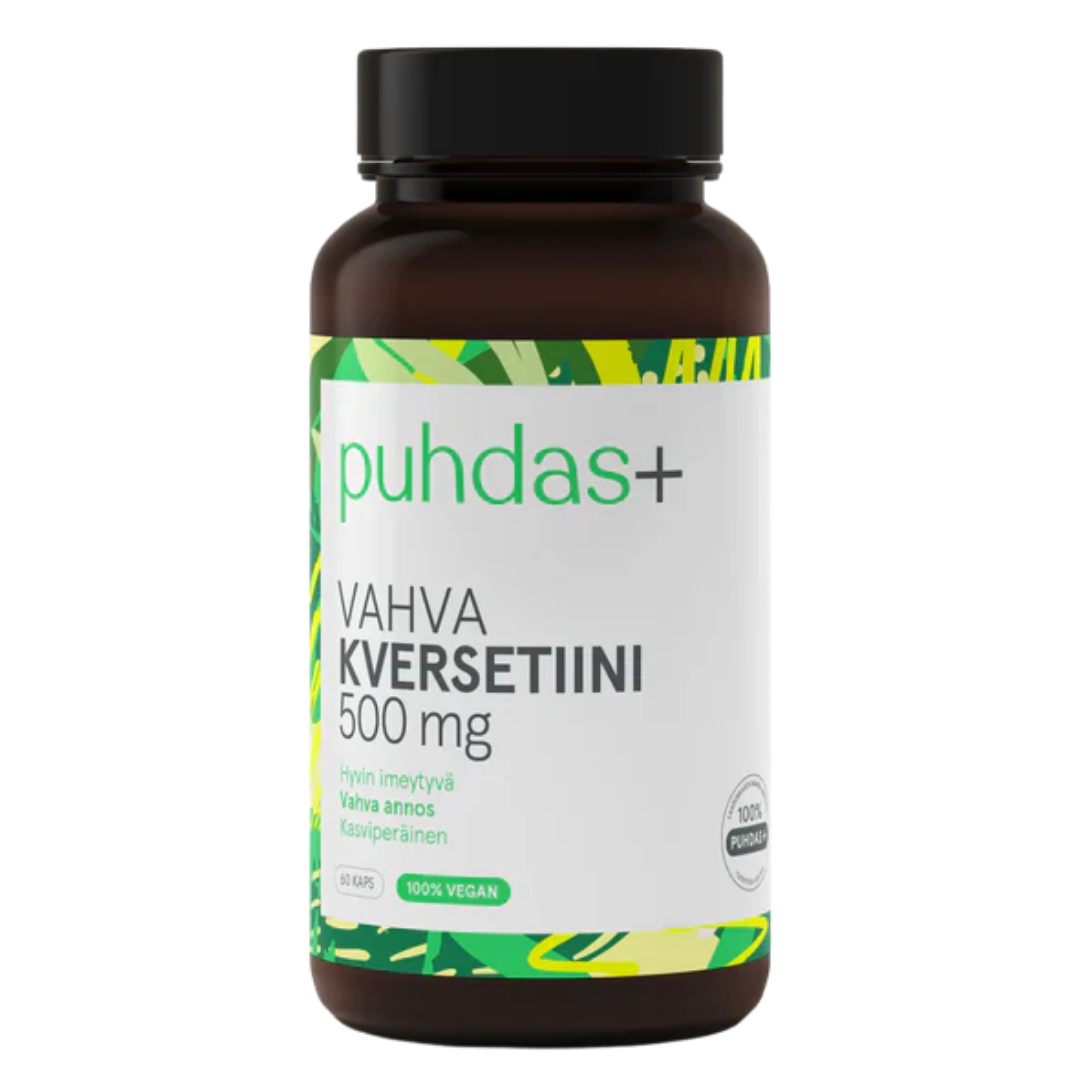 Puhdas+ Vahva Kversetiini 500 mg 60 kaps.