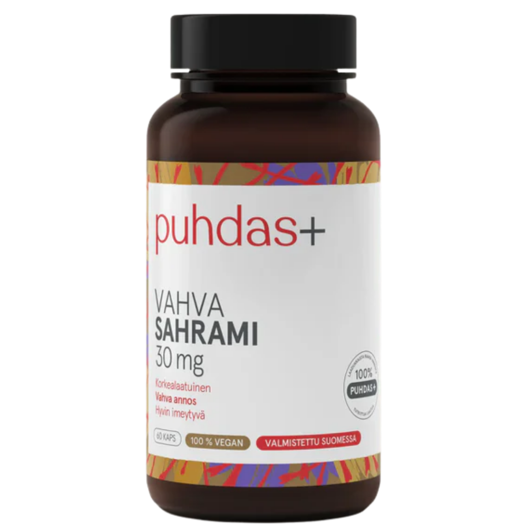 Puhdas+ Vahva Sahrami 30 mg 60 kaps.