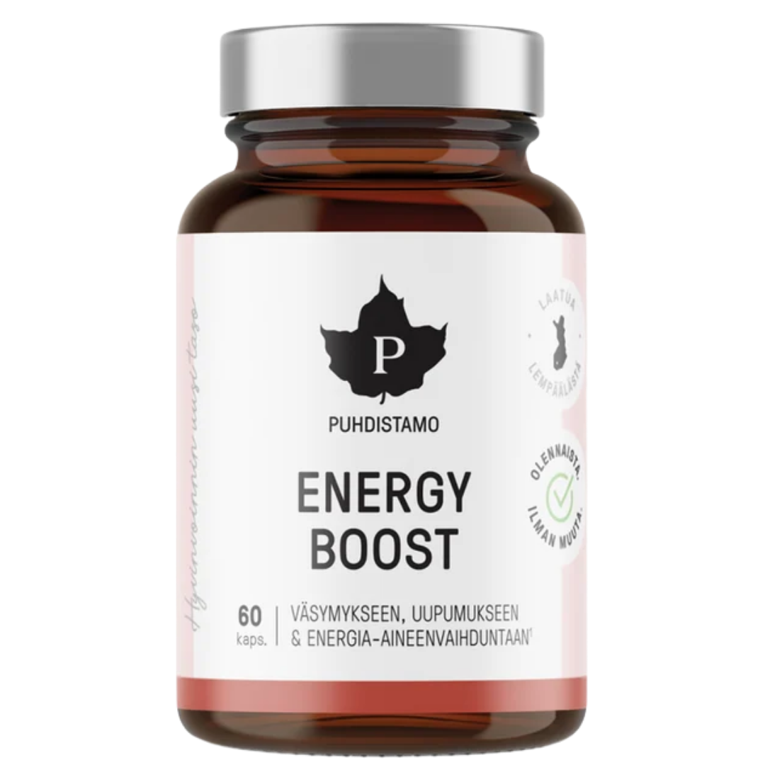 Puhdistamo EnergyBoost 60 kaps.