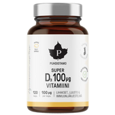 Puhdistamo Super D-Vitamiini 100 μg 120 kaps.