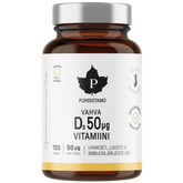 Puhdistamo Vahva D-vitamiini 50 µg 120 kaps.