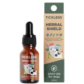 Tickless Herbal Shield Spot-On - Eteeristen öljyjen seos koirille 20 ml