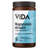 Vida Magnesiumsitraatti +B6 Pitkävaikutteinen 90 kaps. - Sinunapteekki.fi