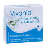 Vivania Skin Beauty & Anti Wrinkle kapselit - ihon hyvinvoinnille