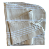 AAMU Hamam Hiusturbaani Beige 1 kpl