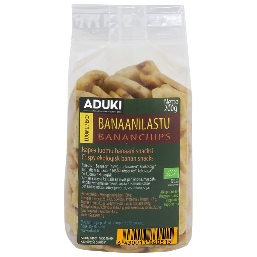 Aduki Kuivattu Banaanilastu 200 g