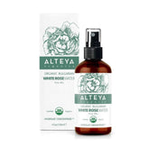 Alteya Organics Bulgarian White Rose Water - Valkoruusuvesi Lasisuihkepullo 120 ml
