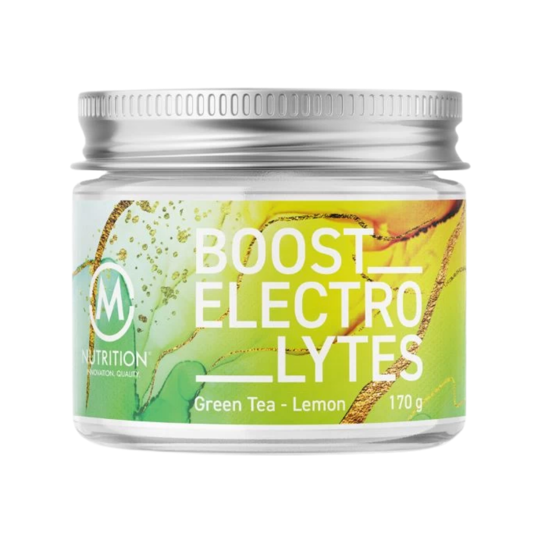 M-Nutrition Boost Electrolytes - Elektrolyyttijauhe Vihreä Tee & Sitruuna 170 g