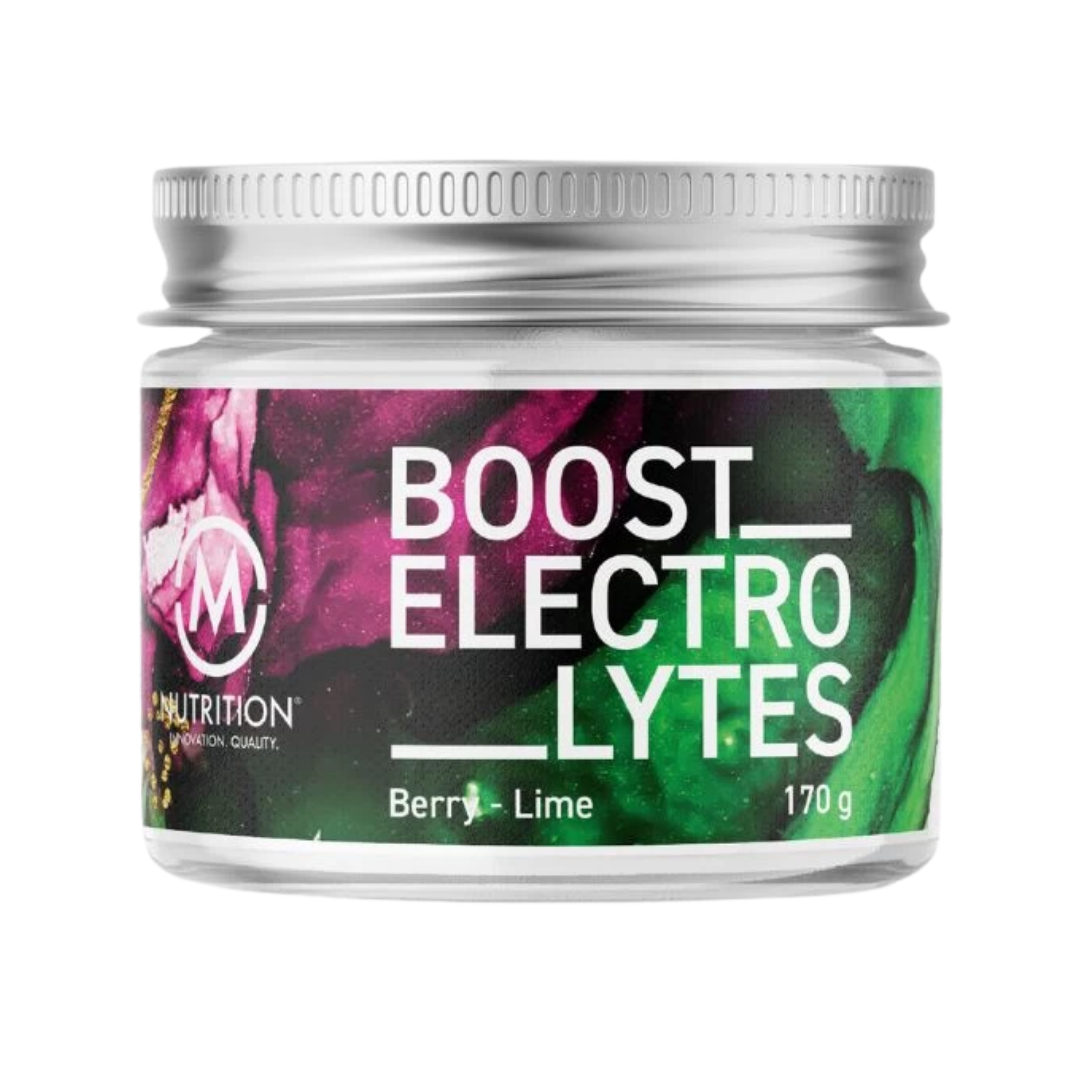 M-Nutrition Boost Electrolytes - Elektrolyyttijauhe Marja ja Lime 170 g