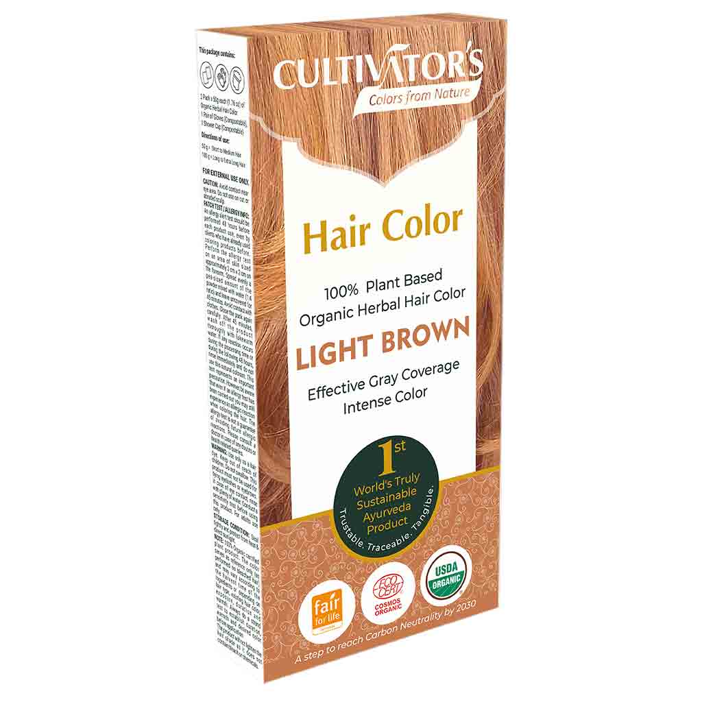 Cultivators Hair Color Light Brown - Kasvihiusväri 100 g - erä