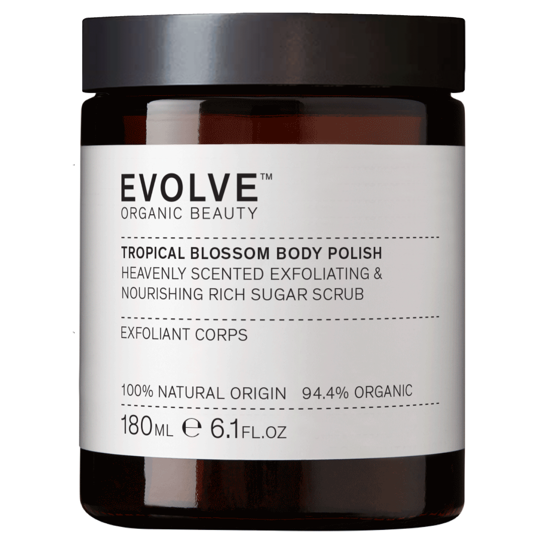 Evolve Organic Beauty Tropical Blossom Body Polish - Vartalokuorinta 180 ml - Sinunapteekki.fi