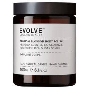 Evolve Organic Beauty Tropical Blossom Body Polish - Vartalokuorinta 180 ml - Sinunapteekki.fi