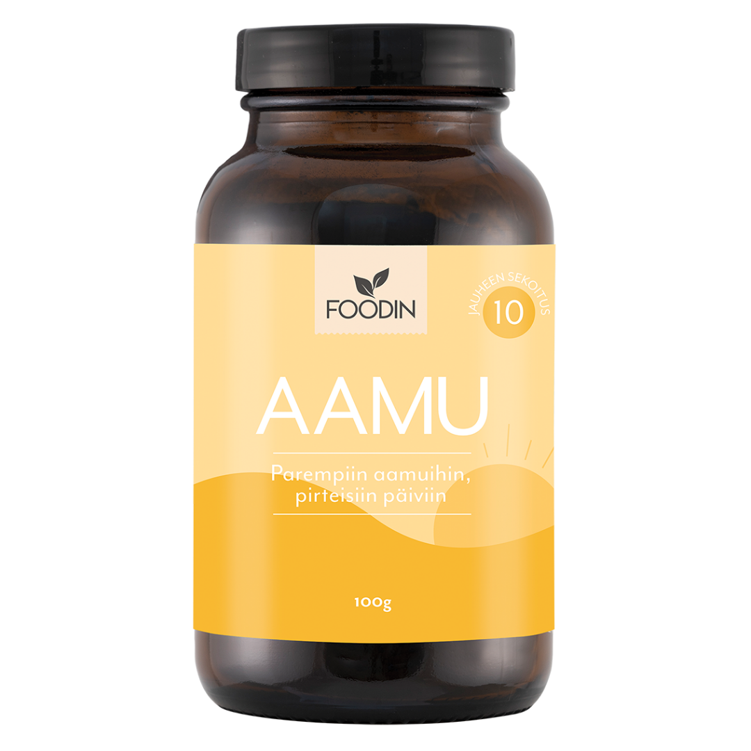 Foodin Aamu - Parempiin aamuihin, pirteisiin päiviin 100 g - Sinunapteekki.fi