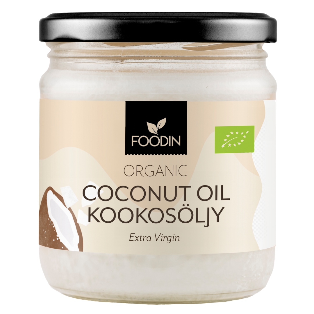 Foodin Neitsytkookosöljy Luomu 400 ml - Sinunapteekki.fi