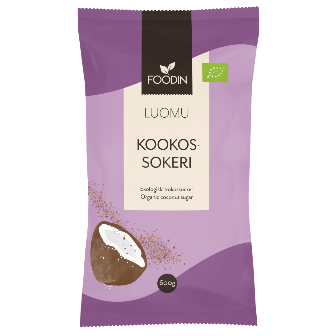 Foodin Kookossokeri 600 g - Sinunapteekki.fi