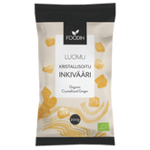 Foodin Kristallisoitu Inkivääri Luomu 200 g - Sinunapteekki.fi