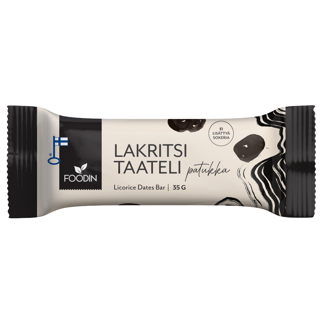 Foodin Lakritsitaatelipatukka 35 g - Sinunapteekki.fi