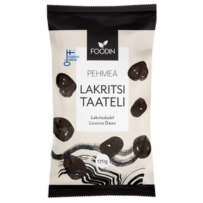 Foodin Lakritsitaateli Luomu 170 g - Sinunapteekki.fi