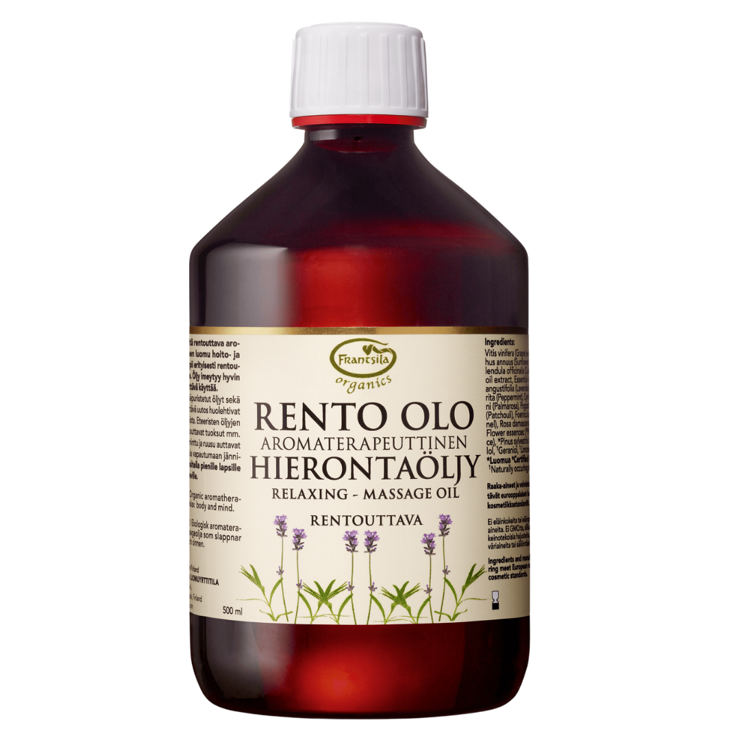 Frantsila Rento Olo Aromahierontaöljy 500 ml - Sinunapteekki.fi