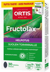 Fructolax Helpotus - Suolen toiminnalle 30 tabl.