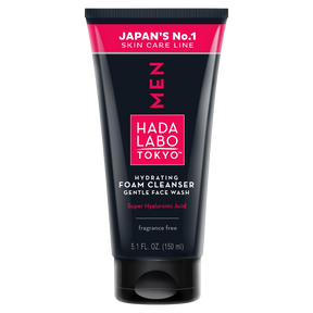 Hada Labo Tokyo MEN Hydrating Foam Cleanser Gentle Face Wash puhdistusaine miehelle