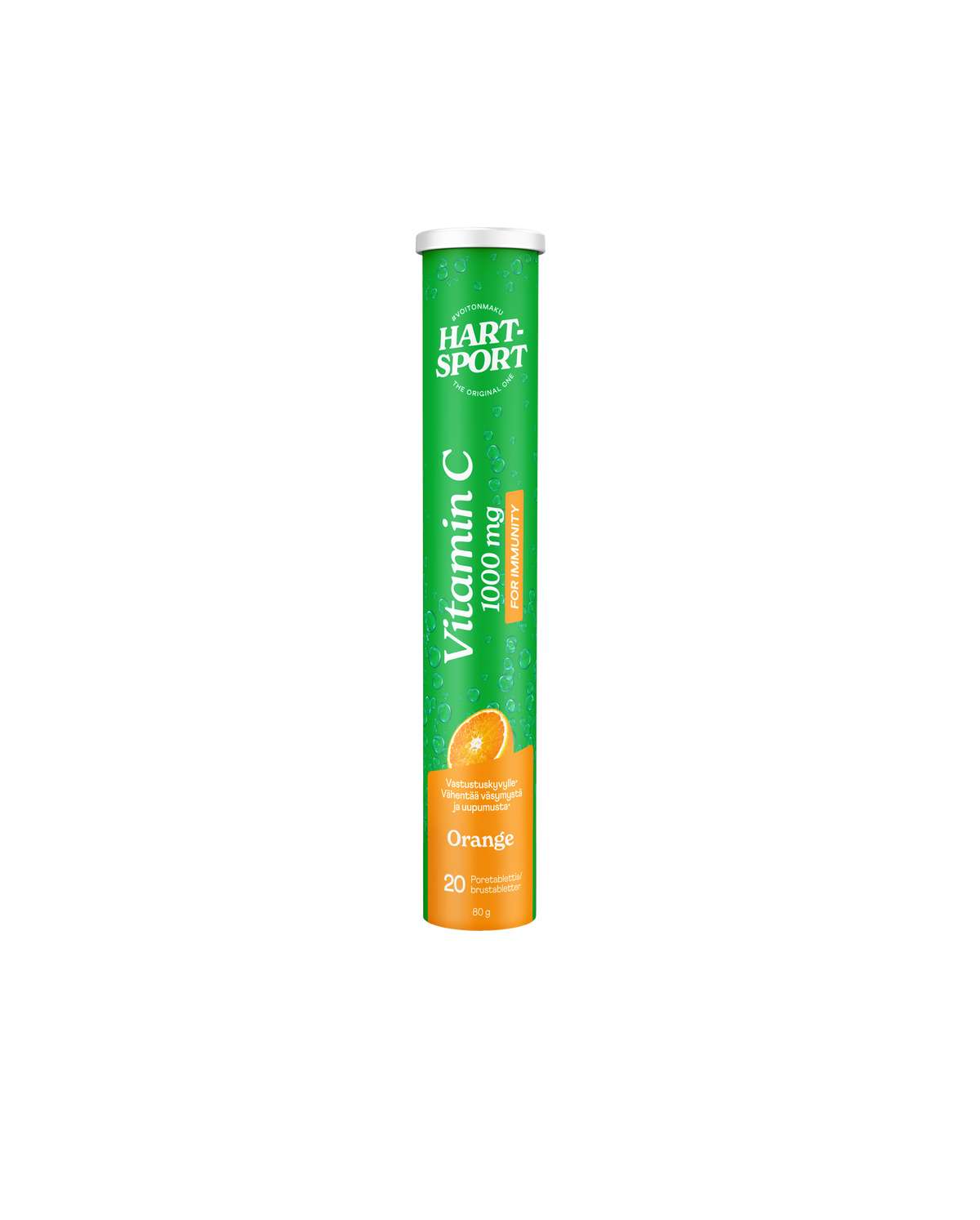 Hart-Sport Vitamin C 1000 mg - C-vitamiiniporetabletti Appelsiini 20 poretabl.