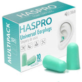 Haspro Universal Earplugs - Korvatulpat 10 paria - Sinunapteekki.fi