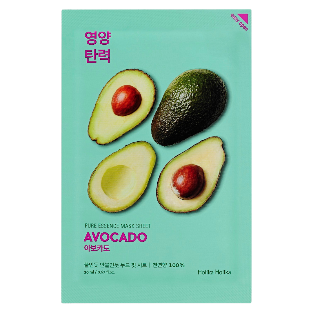 Holika Holika Pure Essence Mask Sheet Avocado - Kasvonaamio 1 kpl - Sinunapteekki.fi