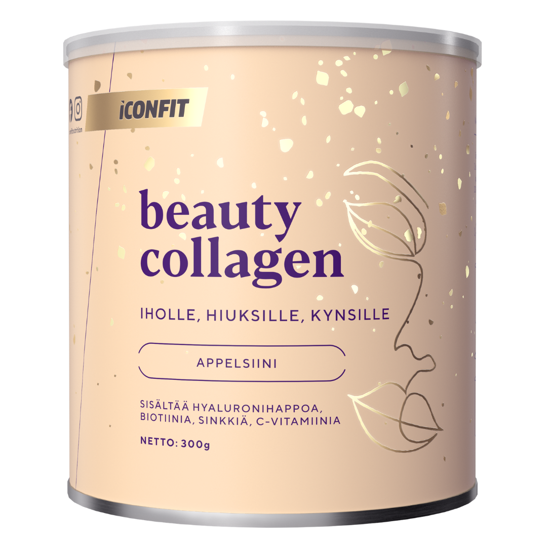 ICONFIT Beauty Collagen - Kollageenijauhe Appelsiini 300 g