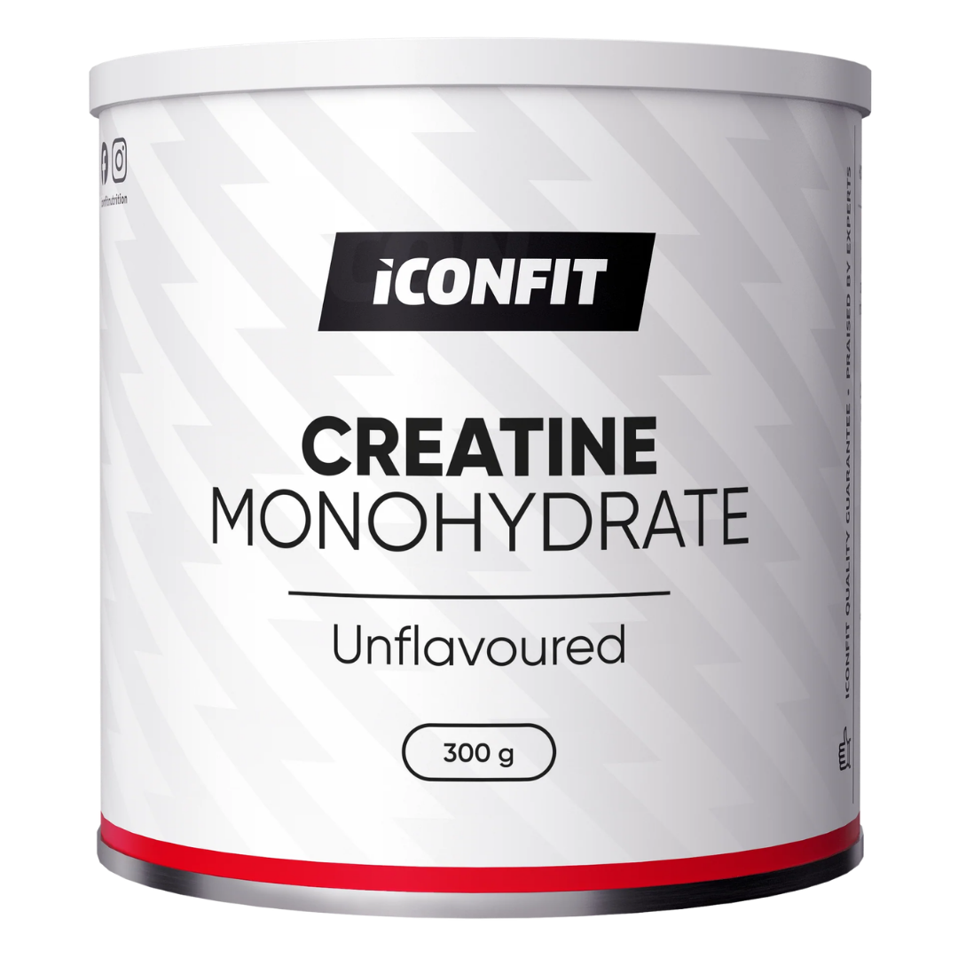ICONFIT Creatine Monohydrate - Kreatiinimonohydraatti Maustamaton 300 g