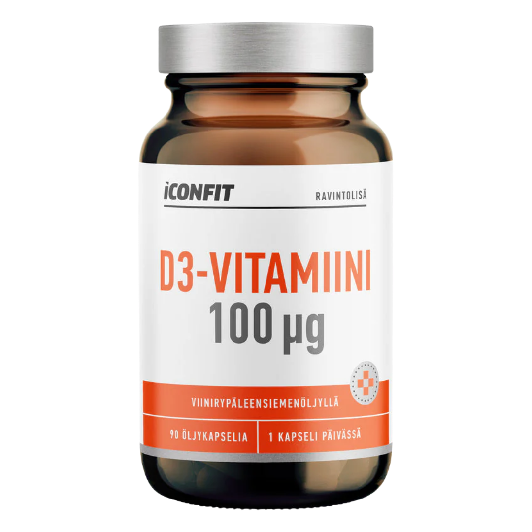 ICONFIT D3-Vitamiini 100 μg 90 kaps.