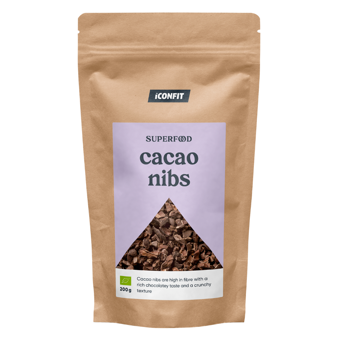 ICONFIT Luomu Raaka Kaakaonibsit 200 g