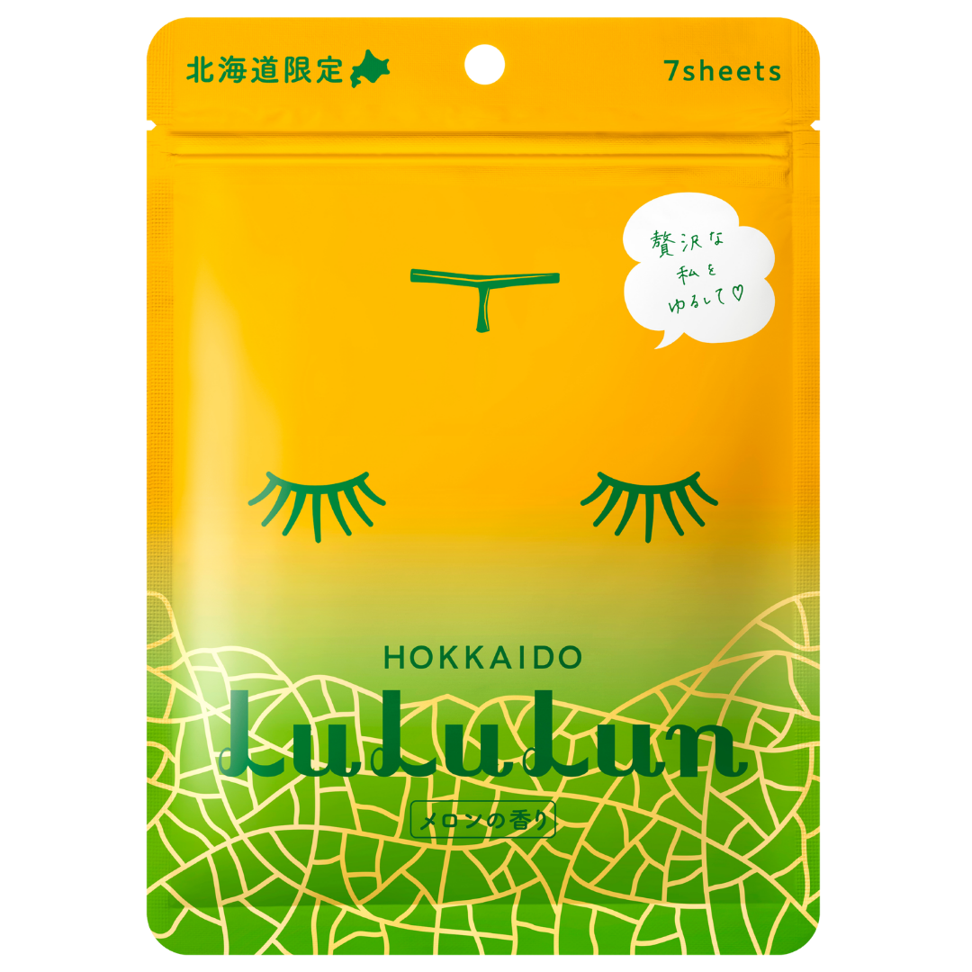 LuLuLun Premium Sheet Mask Hokkaido Melon - Kangasnaamio 7 kpl