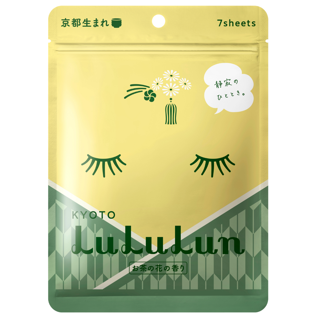 LuLuLun Premium Sheet Mask Kyoto Green Tea - Kangasnaamio 7 kpl