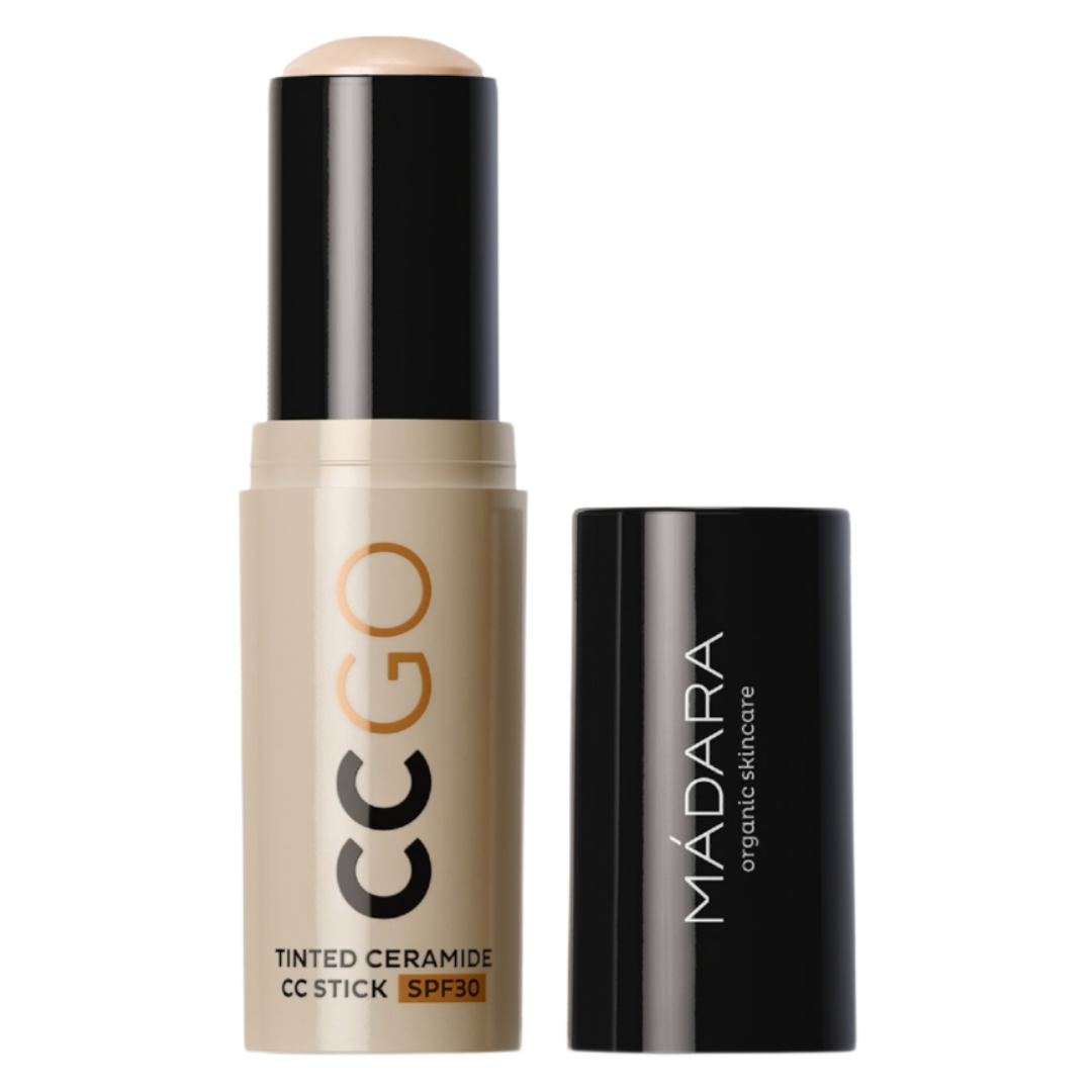 Madara CC GO Tinted Ceramide CC Stick SPF30 -meikkivoidepuikko sävyssä Ivory