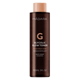 Hellävaraisesti kuoriva Madara Glycolic Glow Toner -kasvovesi