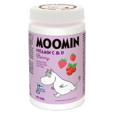 Moomin C & D-vitamiini Berry Purutabletti 90 tabl. - Sinunapteekki.fi