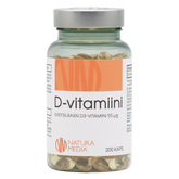 Natura Media D3-vitamiini 50 µg 200 kaps.