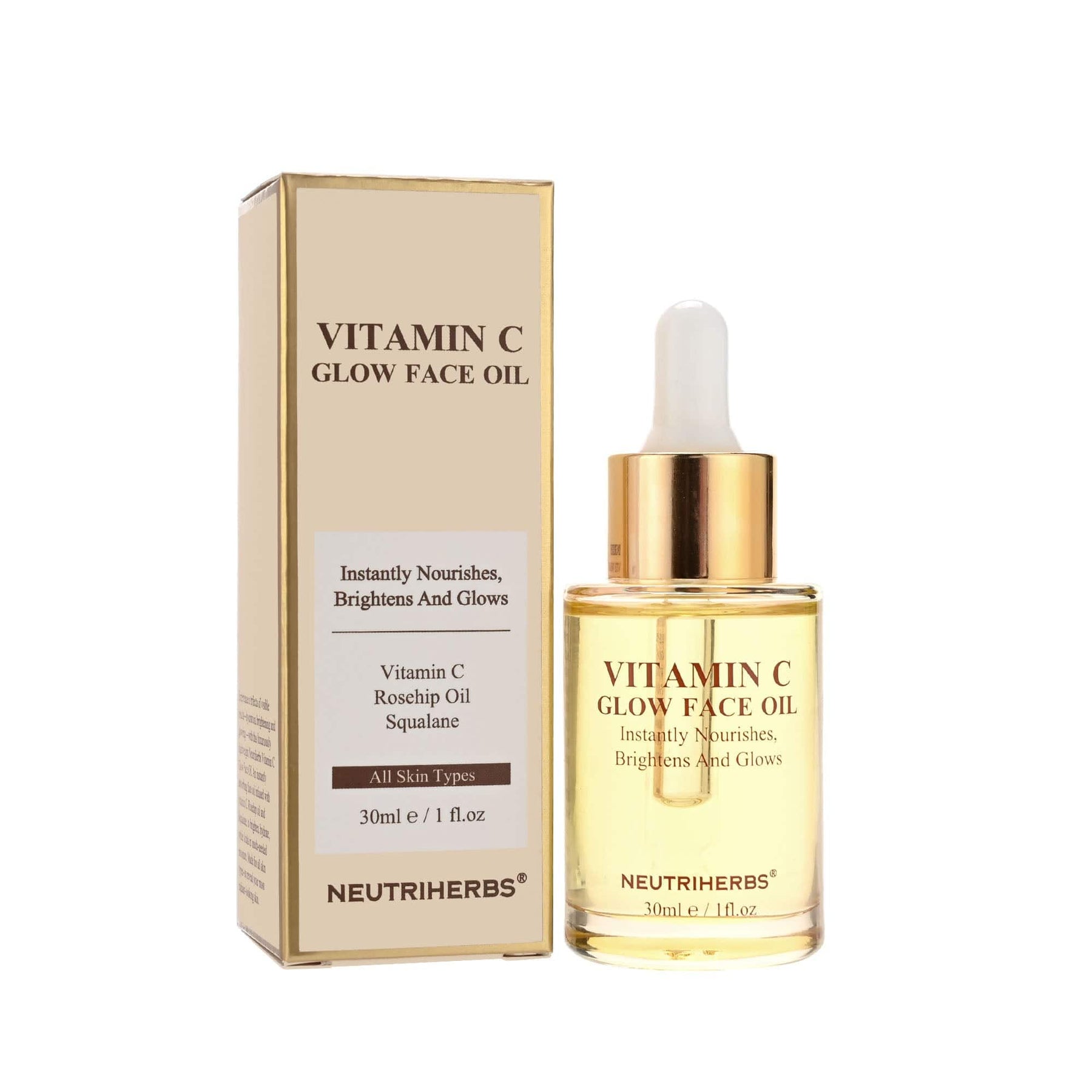 Neutriherbs Vitamin C Glow Face Oil - C-vitamiini Kasvoöljy 30 ml