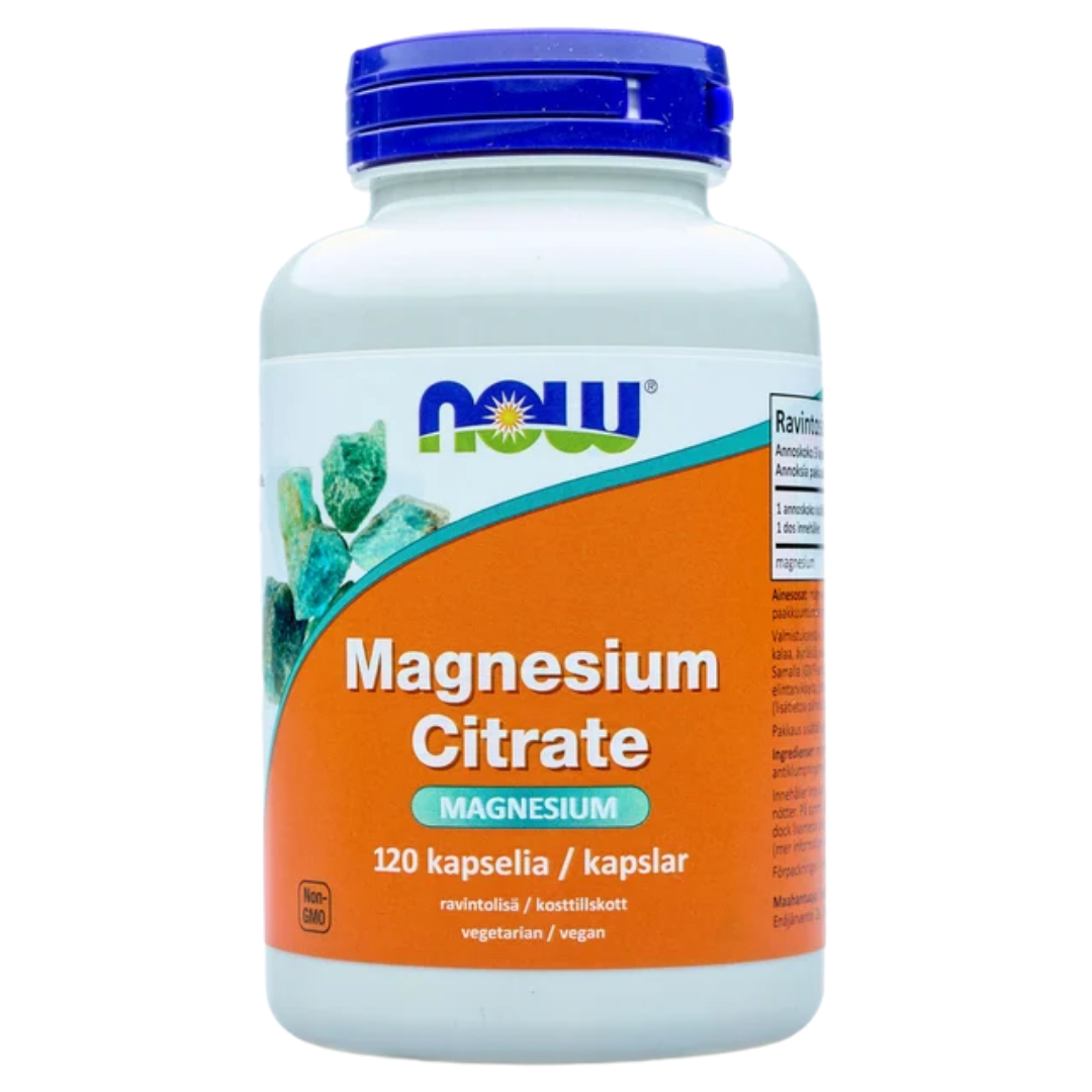 Now Foods Magnesium Citrate 120 kaps.
