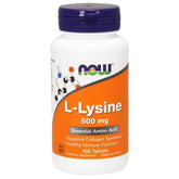 Now Foods L-Lysine 500 mg - Lysiini 100 tabl.