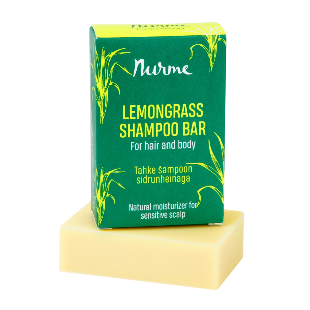 Nurme Lemongrass Shampoo Bar - Sitruunaruoho Palashampoo 100 g