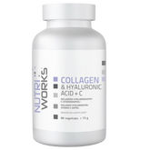 Nutri Works Collagen & Hyaluronic Acid + C 90 kaps.