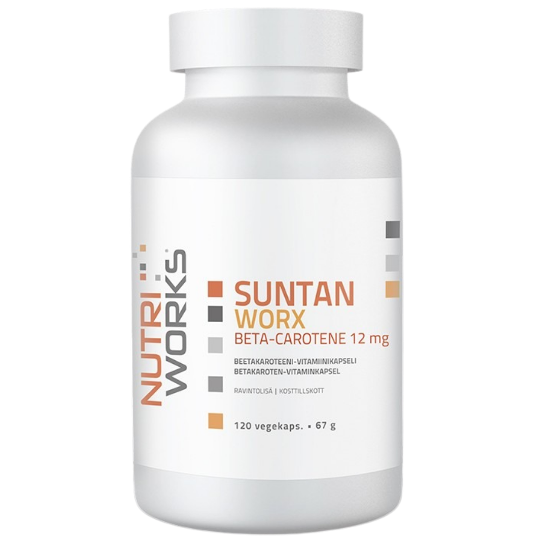 Nutri Works SunTan Worx - Aurinkokapseli 120 kaps.