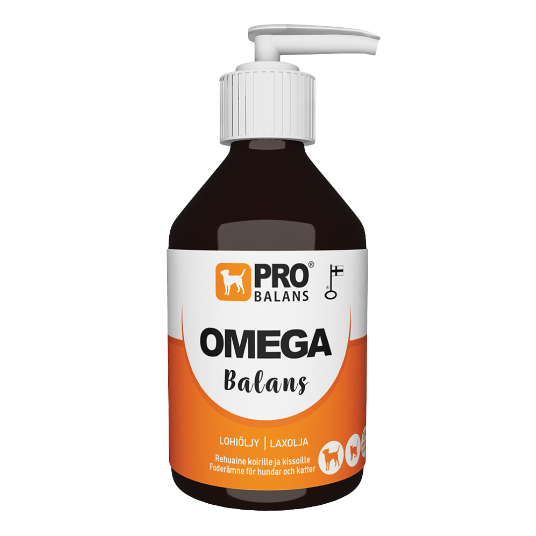 Probalans Omegabalans 250 ml - Kirjolohiöljy koirille ja kissoille
