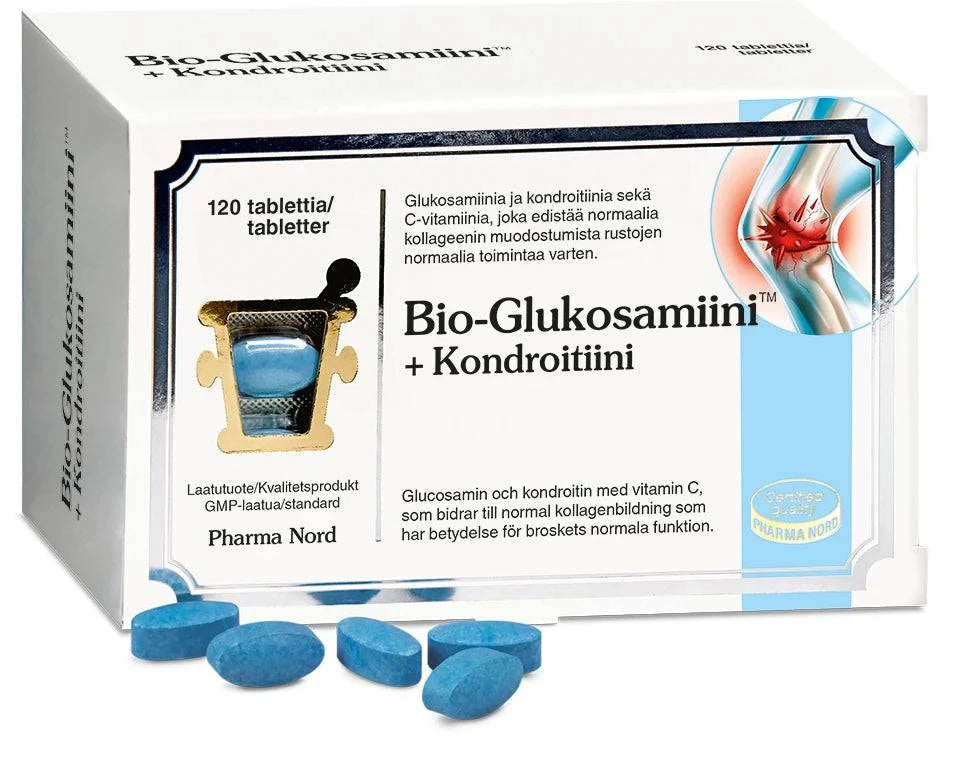 Pharma Nord Bio-Glukosamiini + Kondroitiini 120 tabl. - Sinunapteekki.fi