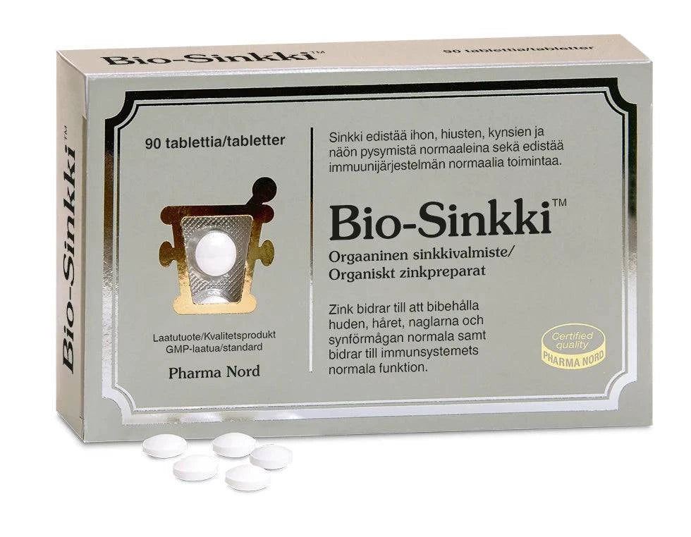 Pharma Nord Bio-Sinkki - Sinkkiglukonaattia 15 mg 90 tabl - Sinunapteekki.fi